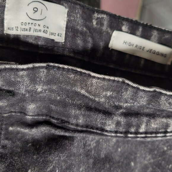 Cotton On High  Rise Distressed Jeggings - Picture 4 of 4